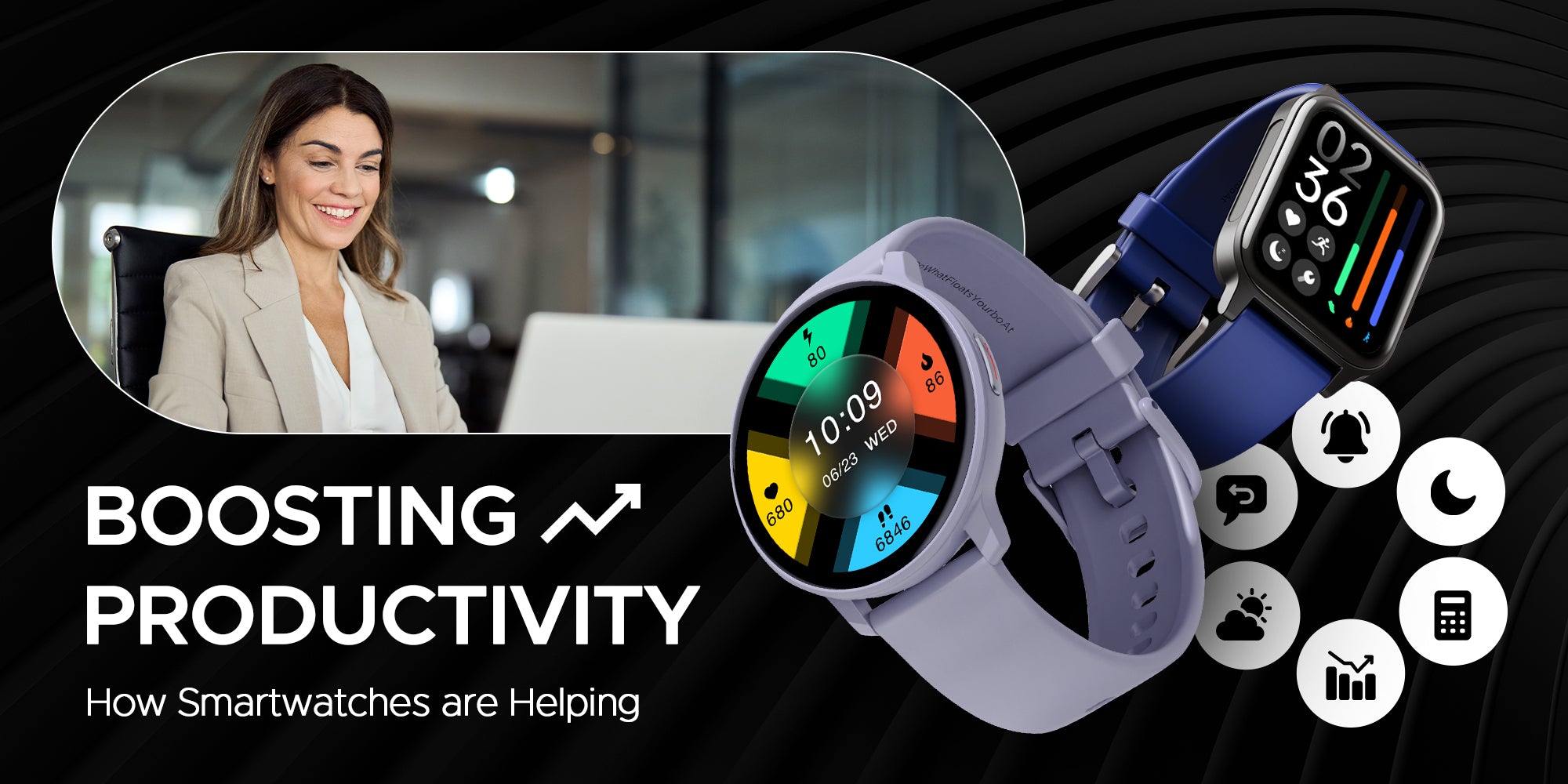 Boosting Productivity with Smartwatches
